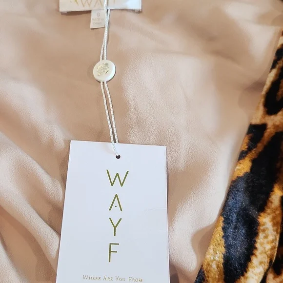 WAYF GWYNETH WRAP DRESS - Leopard Print Maxi Dress - Picture 5 of 7